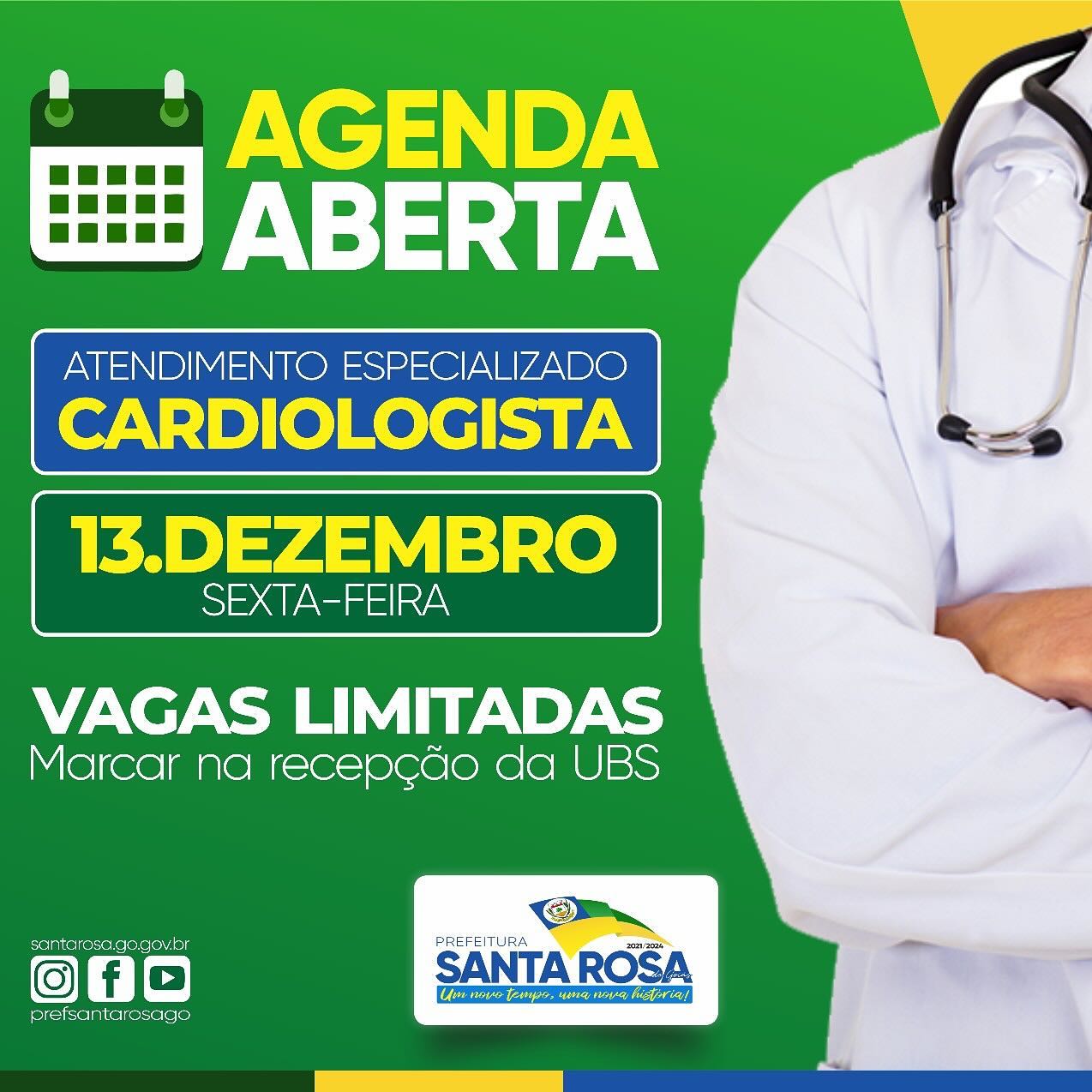 AGENDA ABERTA / CARDIOLOGISTA